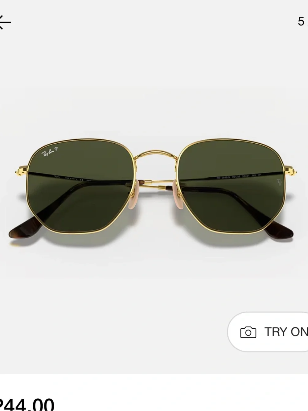 Ray-ban Hexagonal Flat Lenses